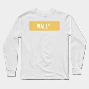 Wall st yellow Long Sleeve T-Shirt